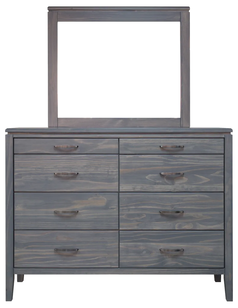 Robina solid wood dresser and mirror  by Mako wood furniture