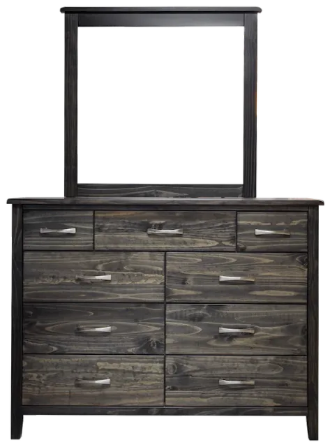 Scarlett solid wood Dresser and mirror  by Mako wood furniture