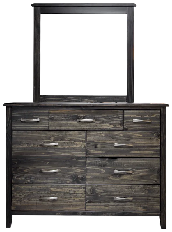 Scarlett solid wood Dresser and mirror  by Mako wood furniture