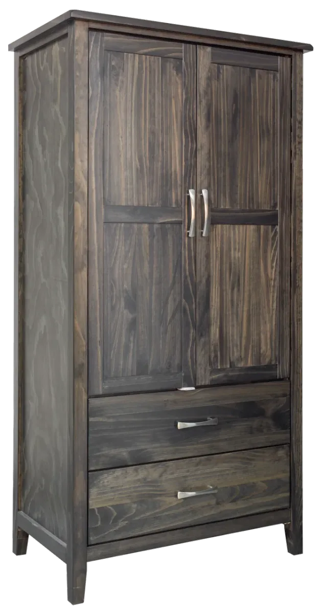 Scarlett solid pine armoire by Mako wood furniture
