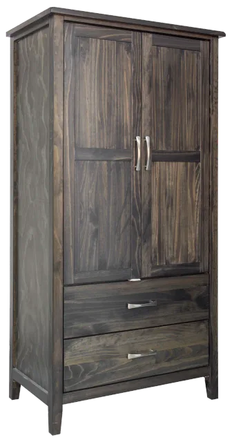 Scarlett solid pine armoire  by Mako wood furniture