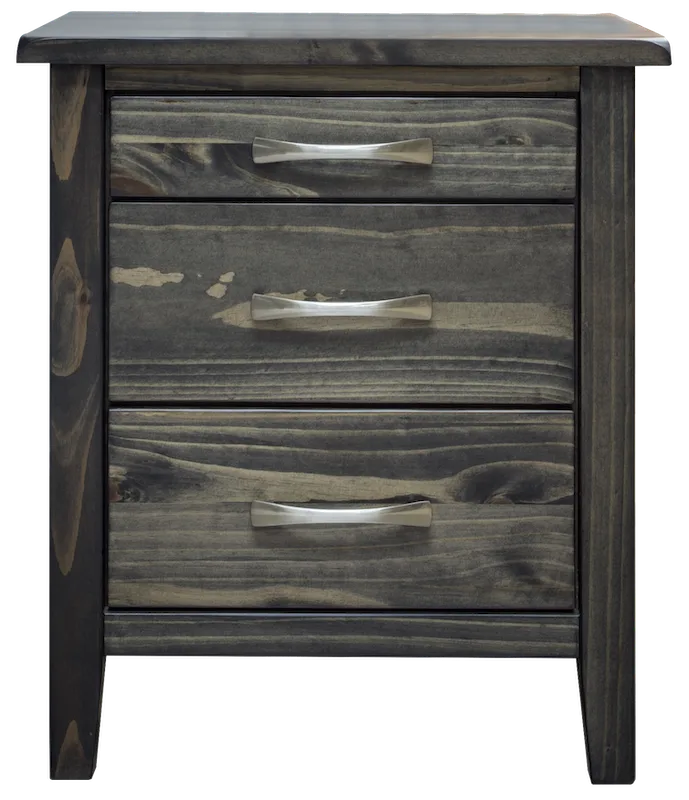 Scarlett solid pine nightstand  by Mako wood furniture