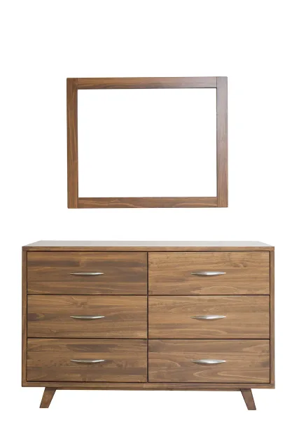 Brandon mirror and dresser  by Mako wood furniture