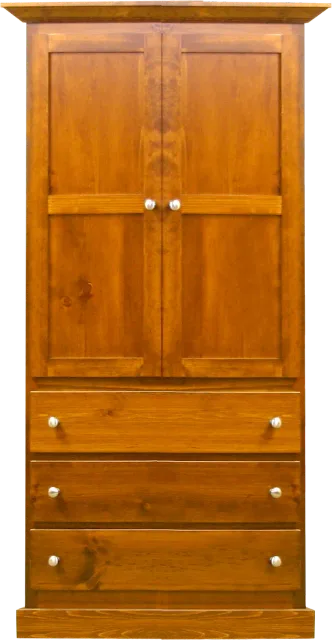 polo solid wood large armoire  by Mako wood furniture