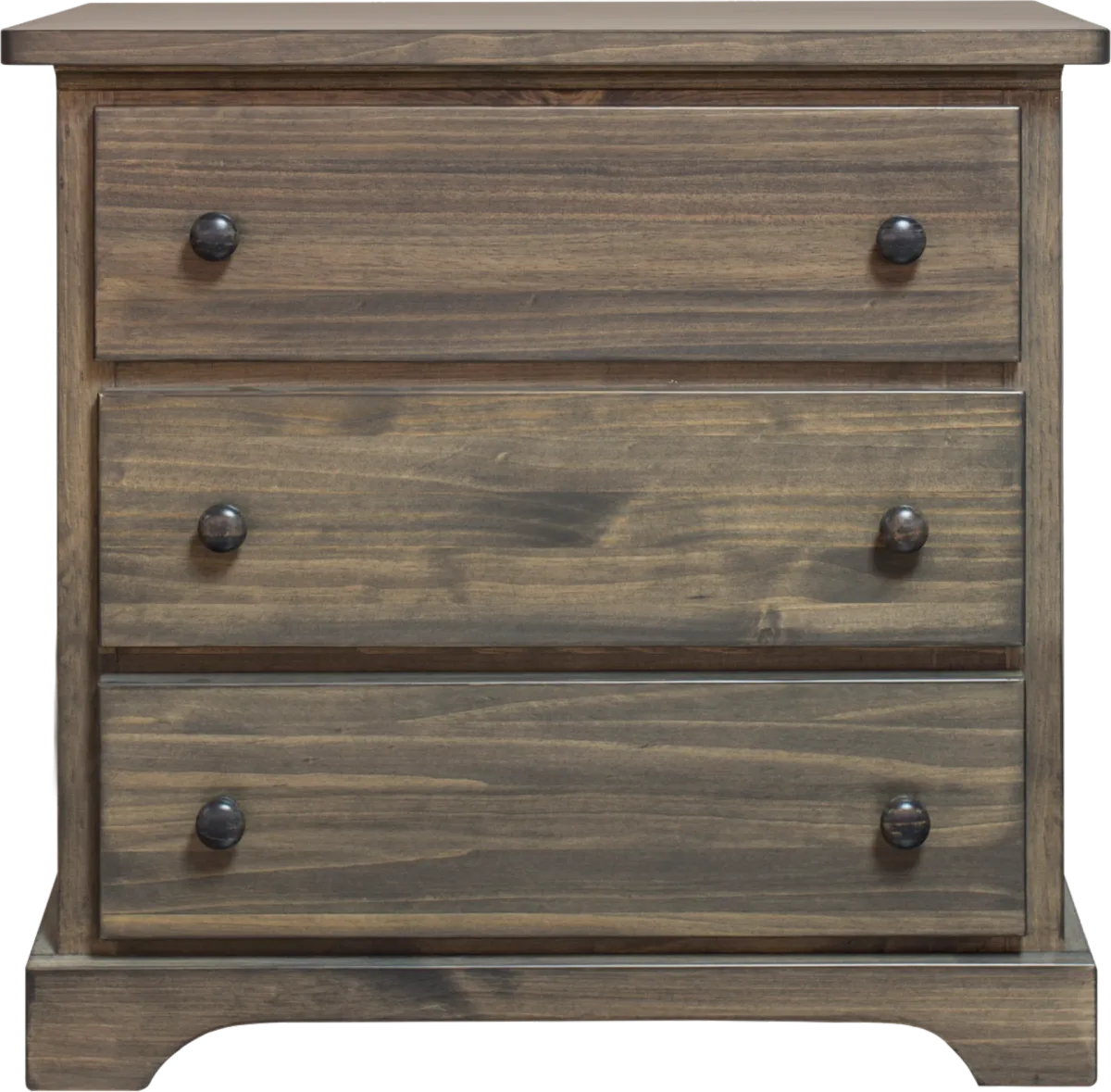 polo solid pine three drawers chest by Mako wood furniture