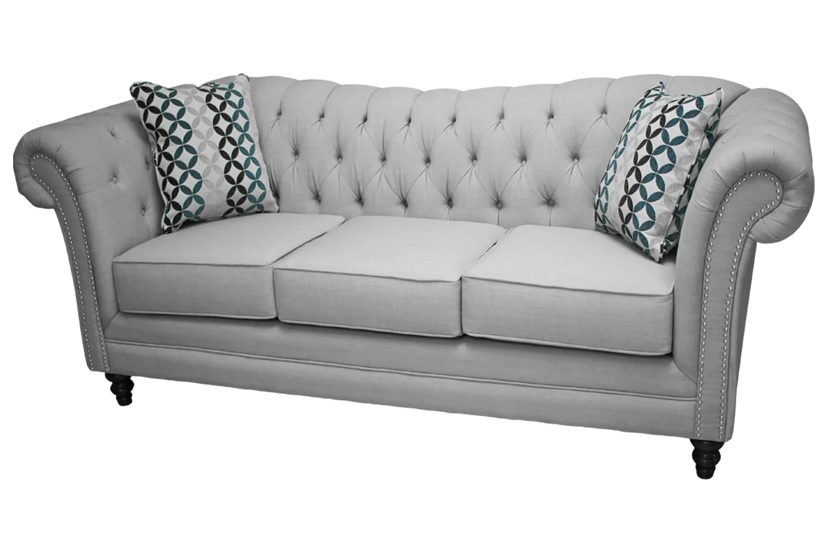 Flair diamond tufted back sofa by cloud couches