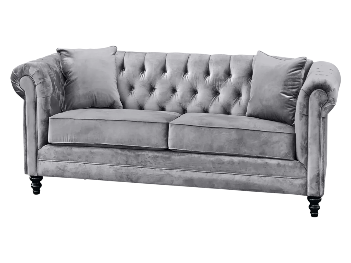 Iverson diamond tufted back sofa by elite sofa designs