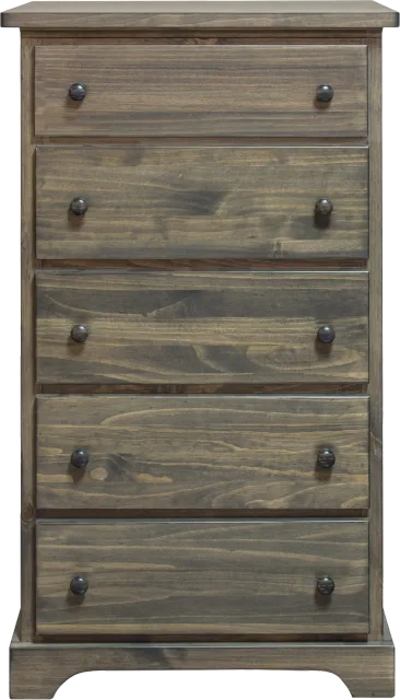 Polo solid wood 5 deep drawer chest  by Mako wood furniture