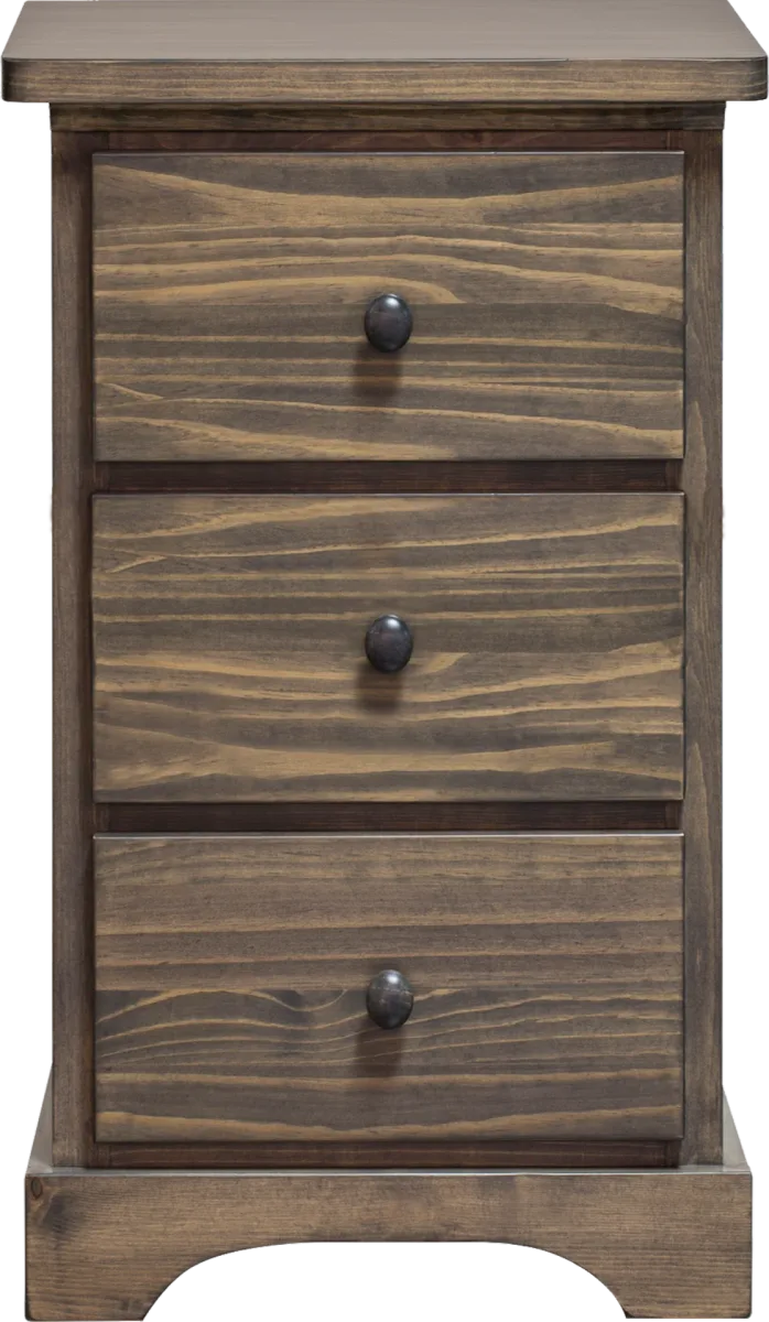 polo solid wood  3 drawer mini night table  by Mako wood furniture