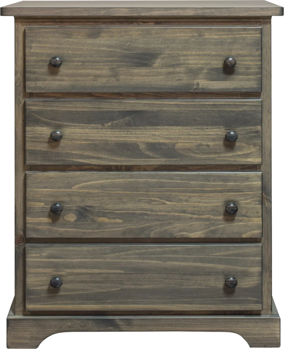 polo 4 deep drawer chest 38 wide by Mako wood furniture