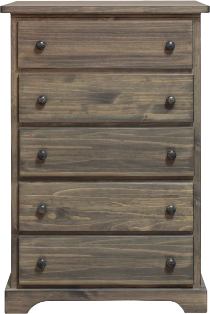 polo solid wood 5 drawer chest  by Mako wood furniture
