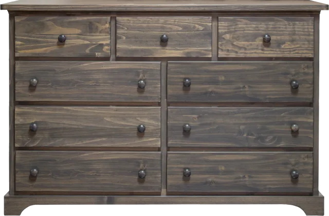polo solid wood 9 drawer dresser  by Mako wood furniture