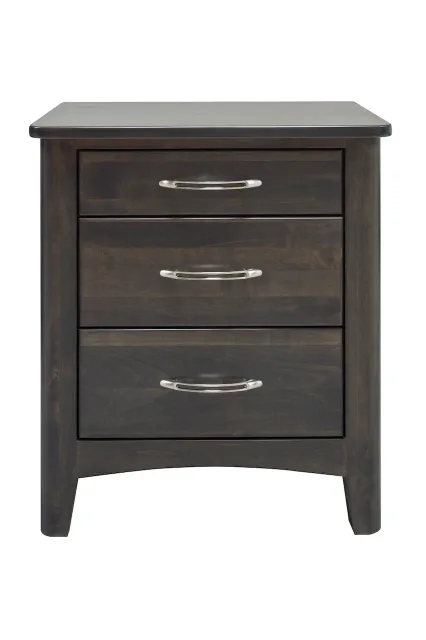 saphire solid maple night stand  by Mako wood furniture