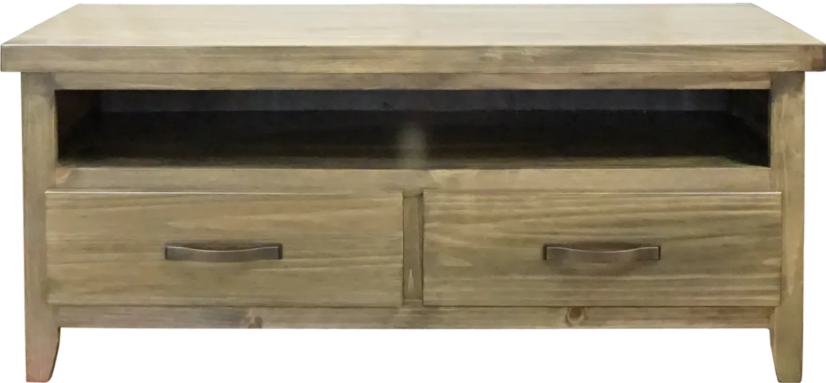 Natalie solid pine entertainment unit
