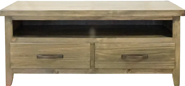 Natalie solid pine entertainment unit