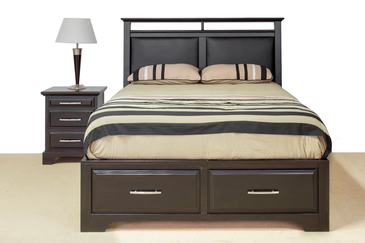 Sameena solid pine bed Queen double king size