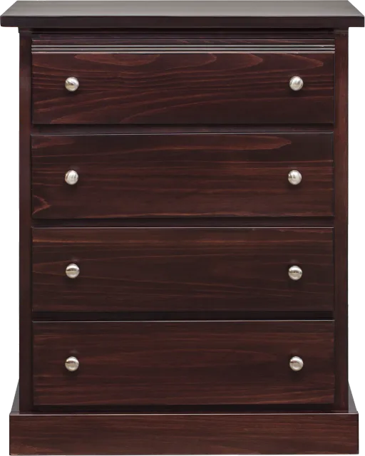 Decora solid wood four drawers chest by Mako Wood Furniture