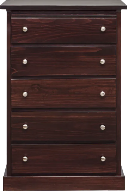 Decora Solid pine five drawers chest by Mako Wood Furniture