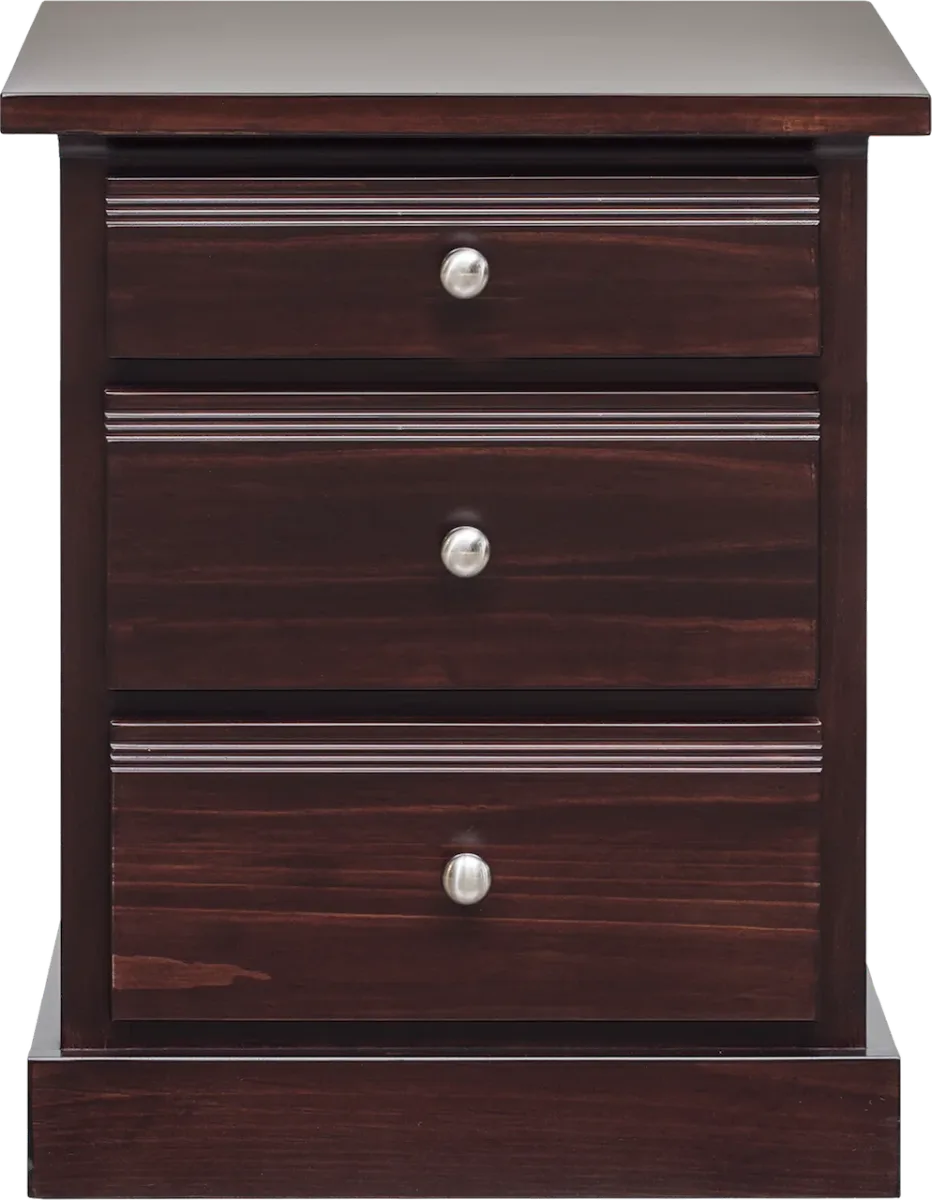 decora 2.5 drawers nightstand by  by mako wood furniture