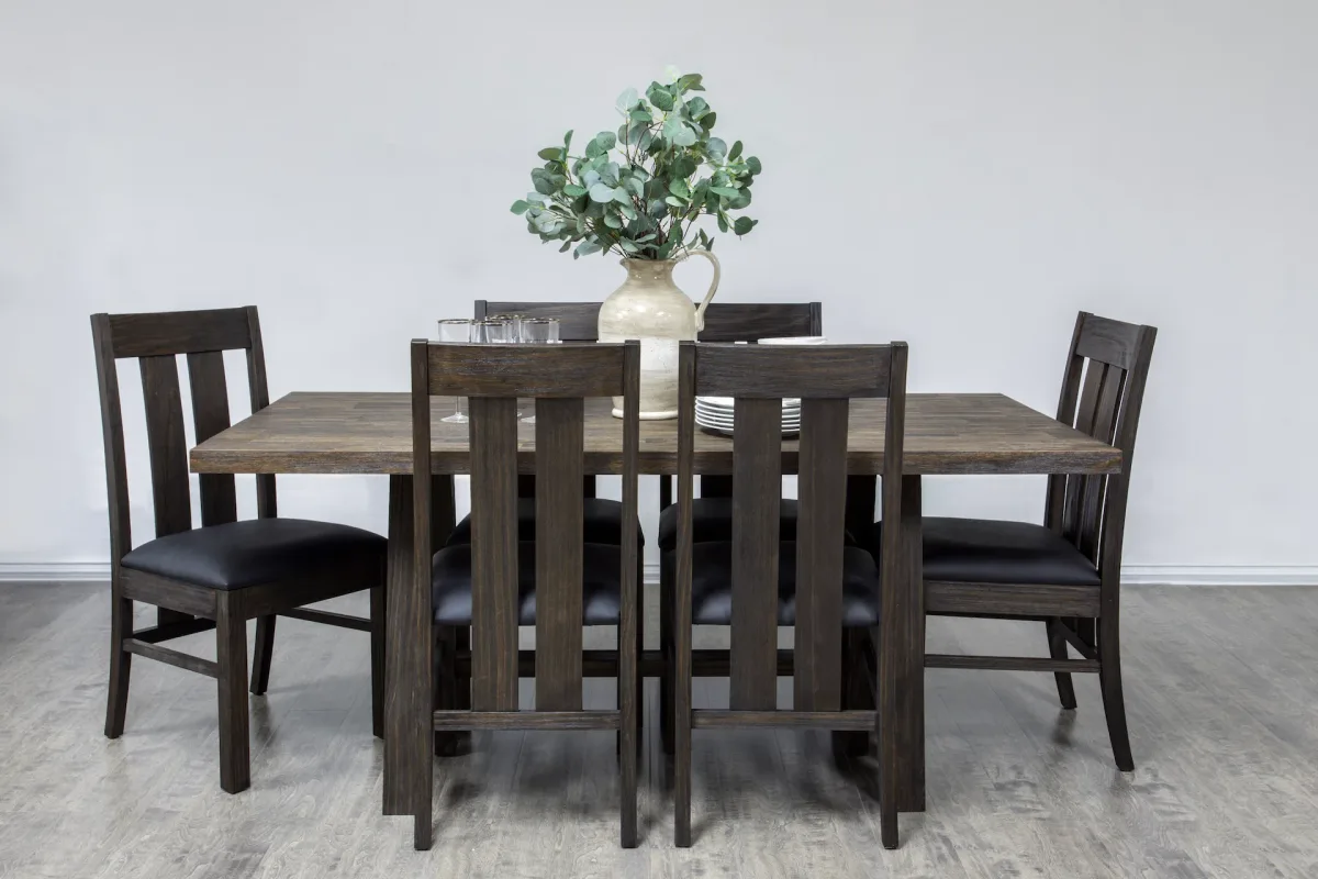 Adam solid pine dining set by Mako Wood Furniture
