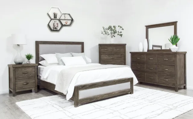 Adam solid pine bedroom suite queen king double by Mako Wood Furniture