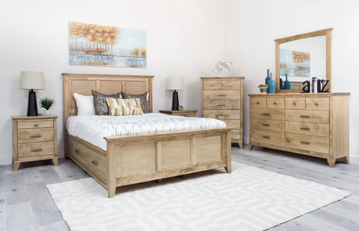 Acer solid wood bedroom set Queen King Double by mako WOod