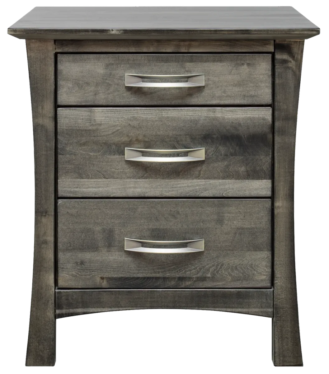 megan solid maple bedside table by mako wood