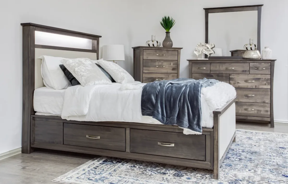 Megan bedroom suite Solid Maple by mako Wood