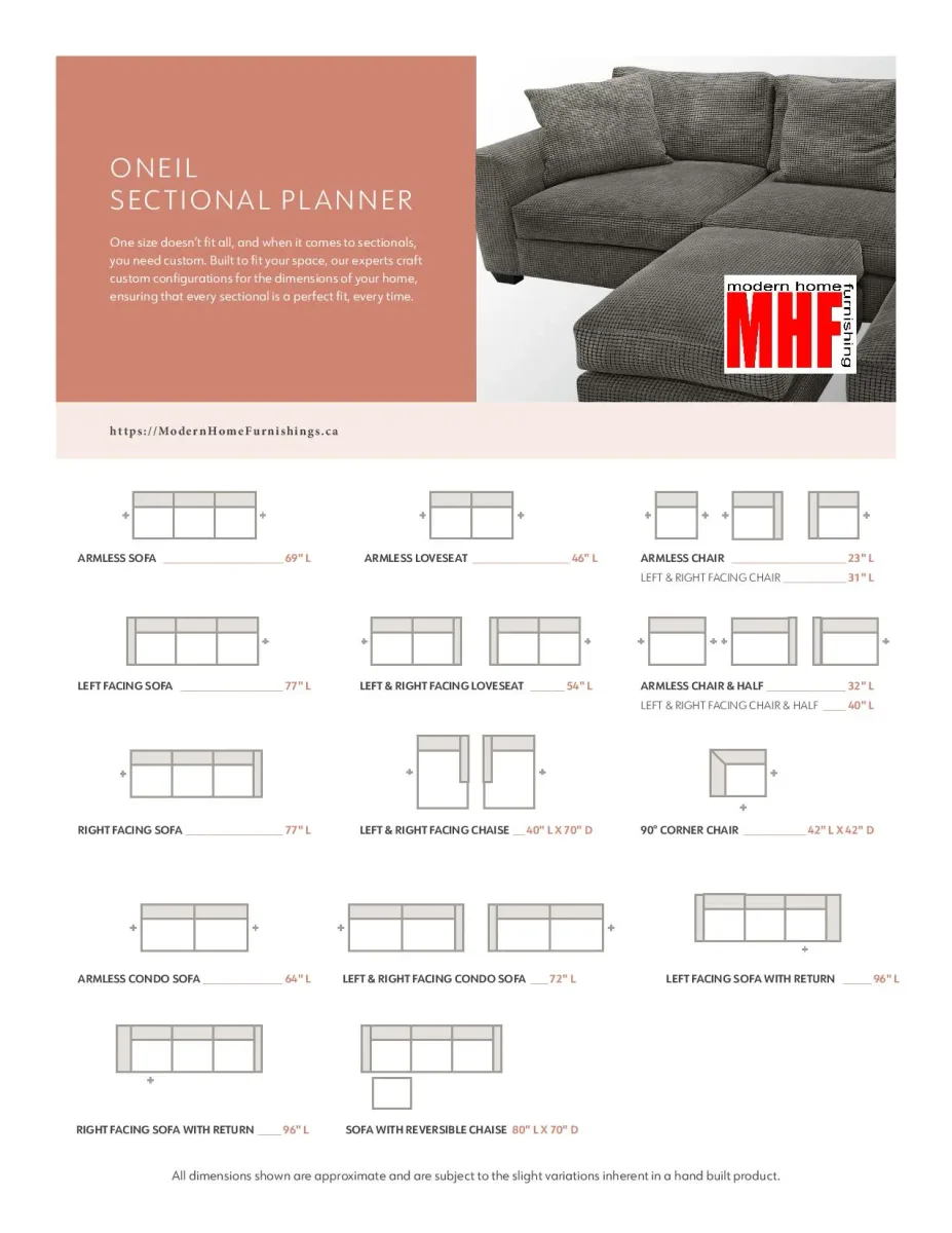 Oneil Sectional Planner by Cloud Couches