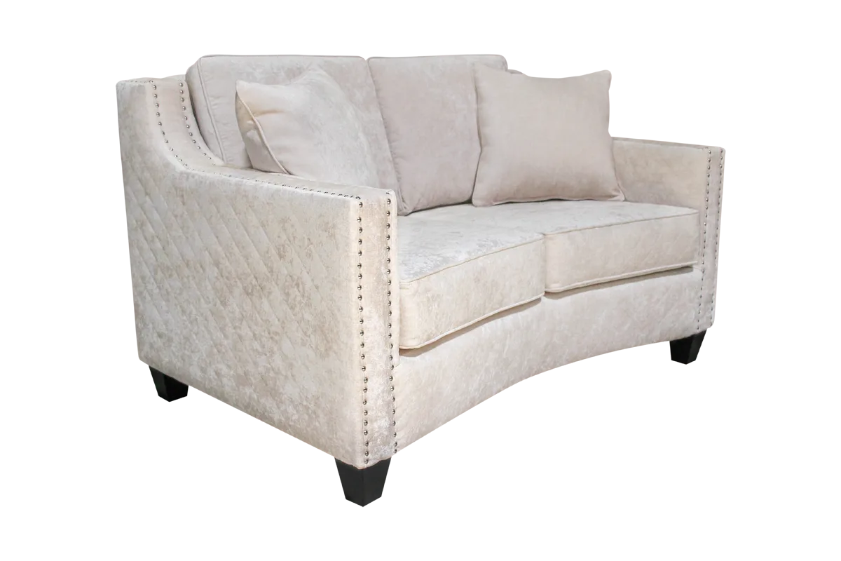 carlos curved loveseat by elite sofa
