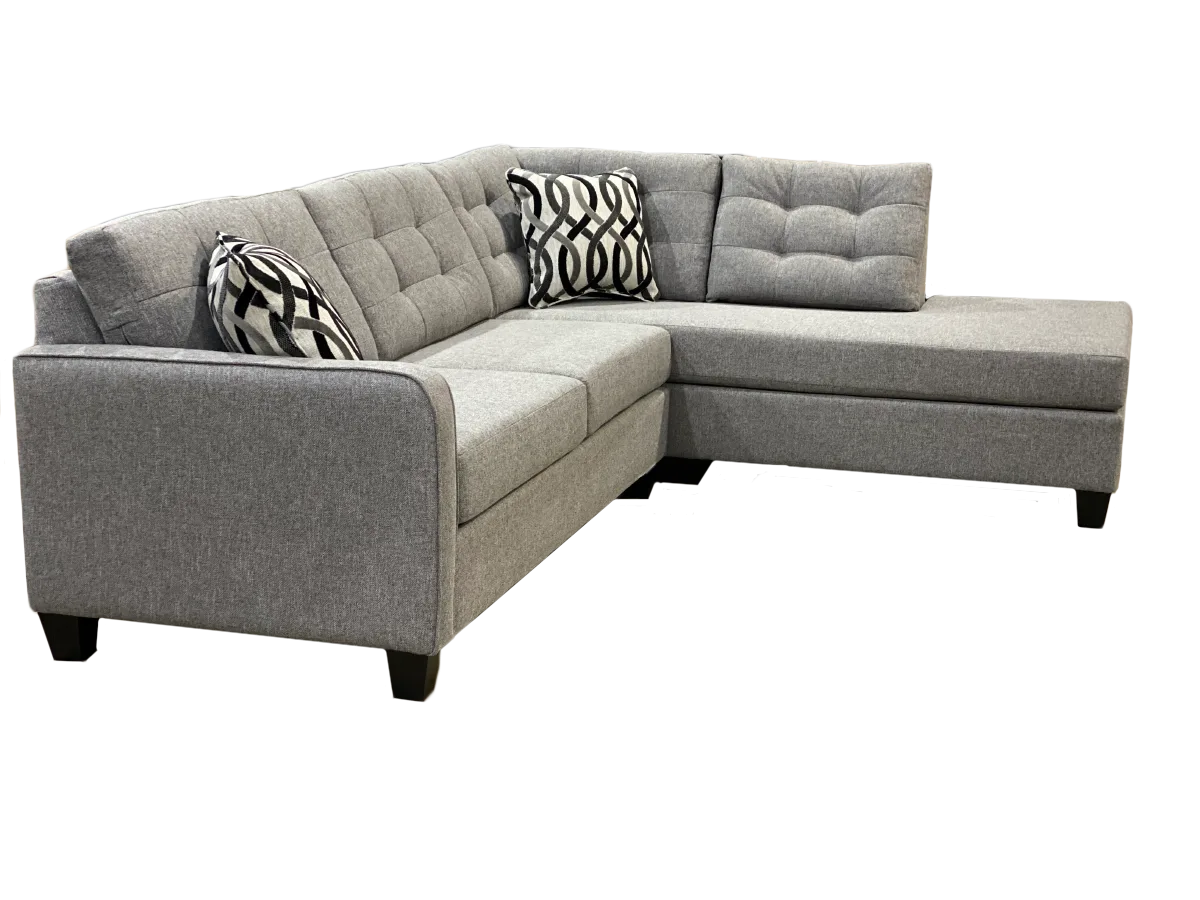 deville sectional with chaise by elite sofa design