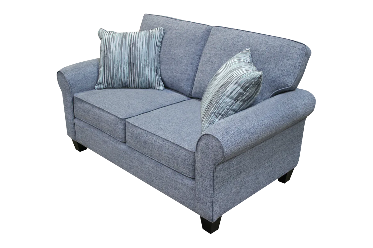 flip Loveseat with cylindrical arm by elite sofa