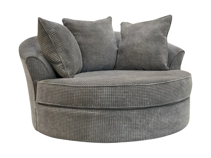 loop swivel round chair by Cloud Couches