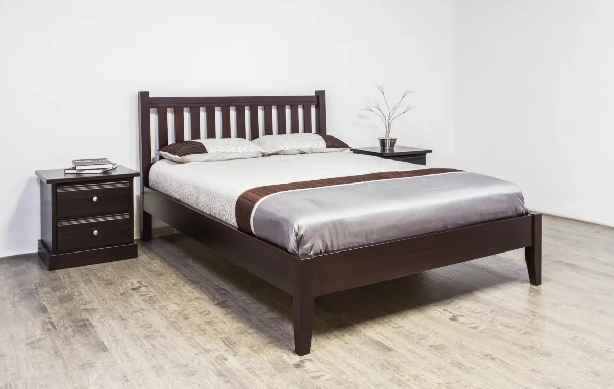soho solid pine platform bed queen king double