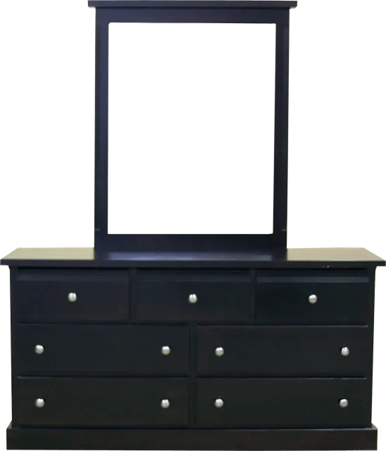 soho solid pine 7 drawer dresser by Mako Wood Furniture