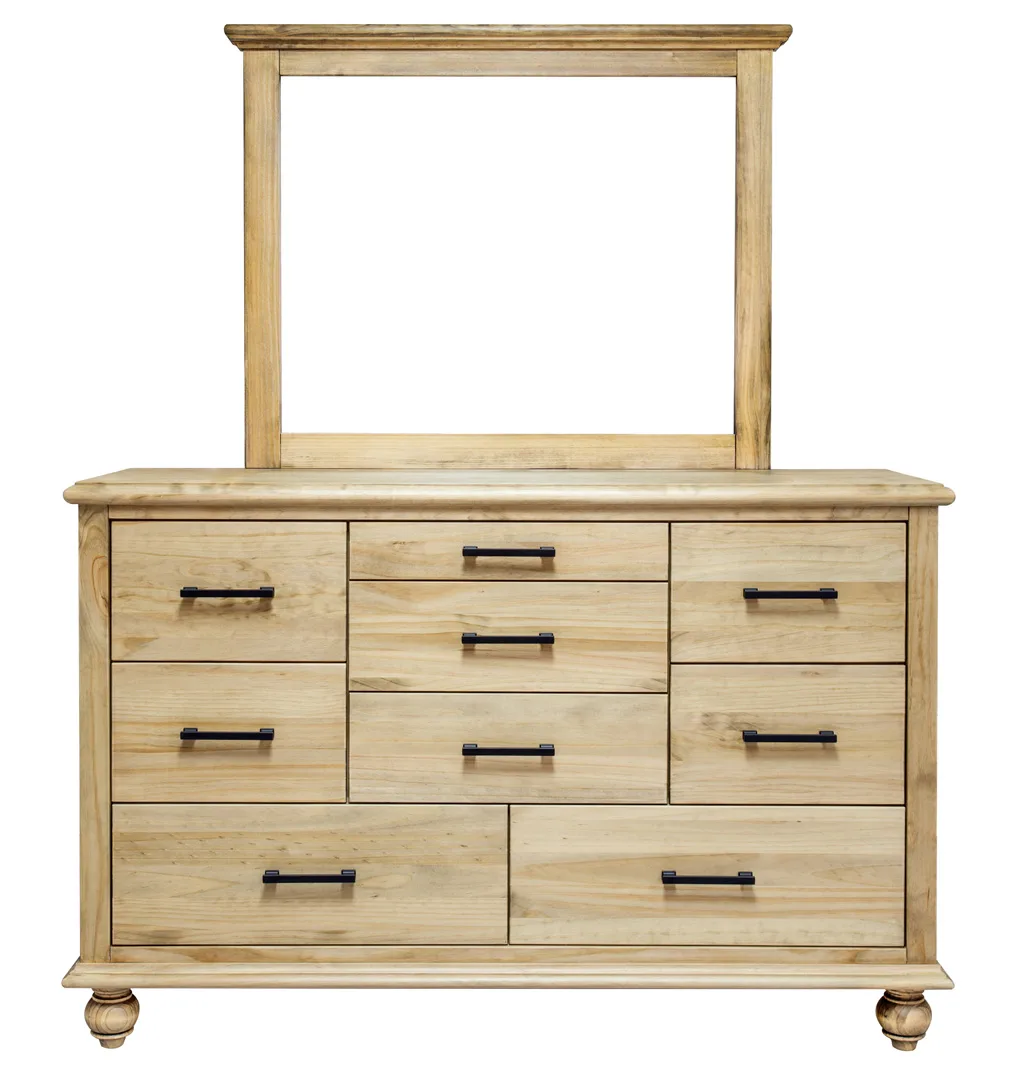 Victoria dresser and mirror by Mako wood