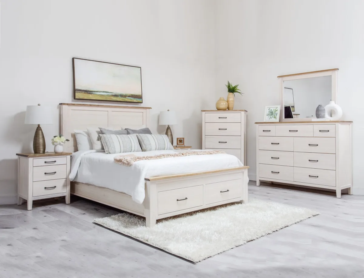 monkland solid pine bedroom suite by Mako Wood Furniture