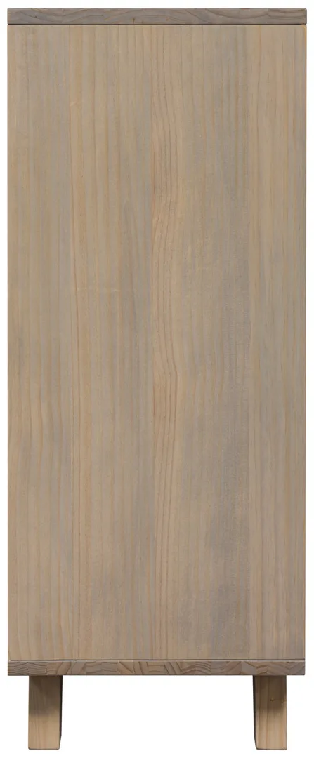 Solid Pine Belmont Chest Side view