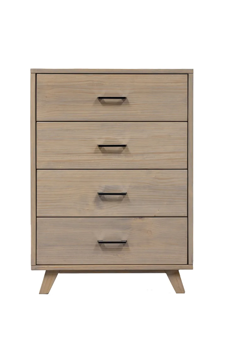 Belmont 4 drawers solid wood chest