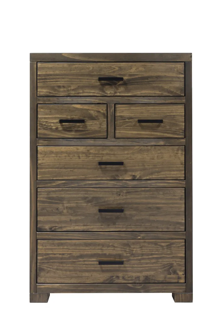 Oliver solid wood six drawer chest by Mako Wood Furniture