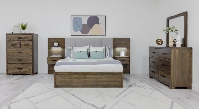 Oliver solid wood bedroom suite by Mako Wood Furniture