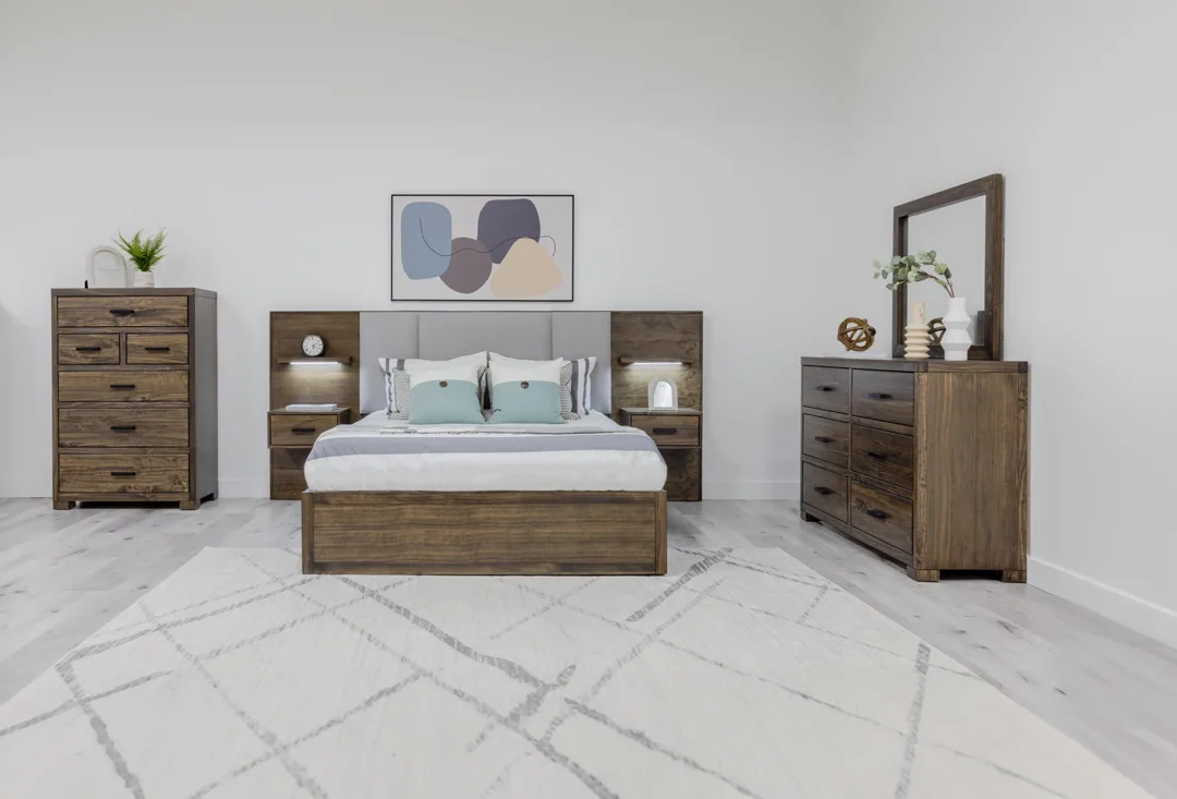 Solid wood Oliver bedroom suite by Mako Wood
