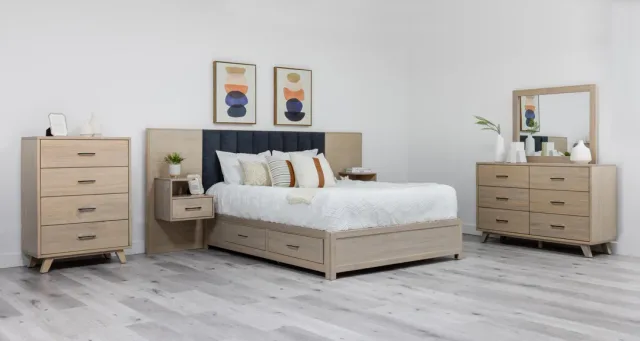 Salstone bedroom suite by Mako Wood Furniture