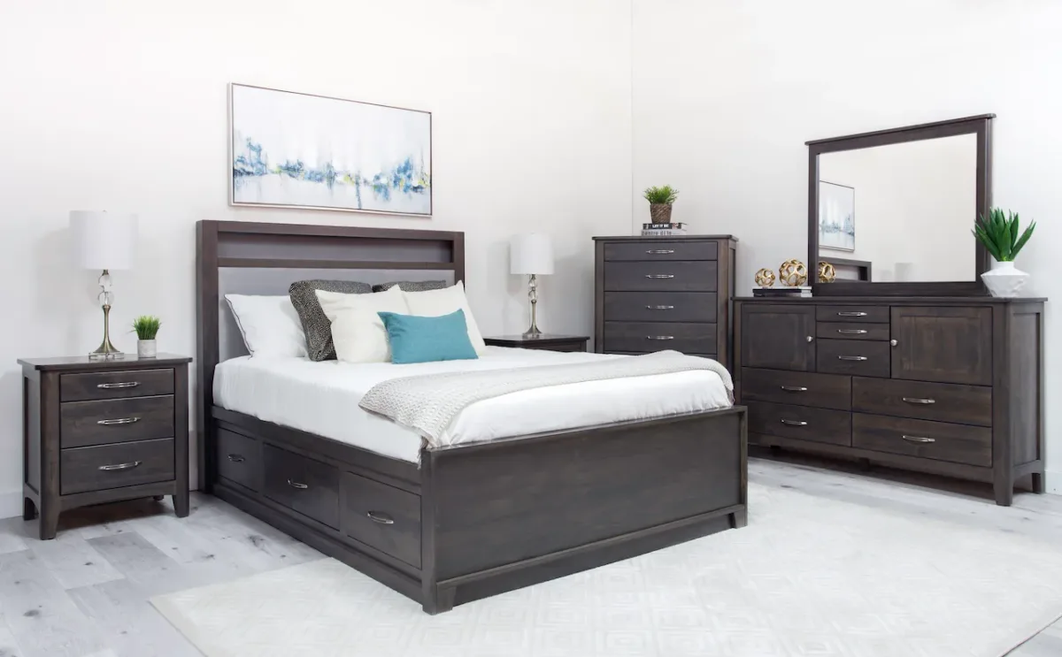 York bedroom set made in Canada Solid Alder wood