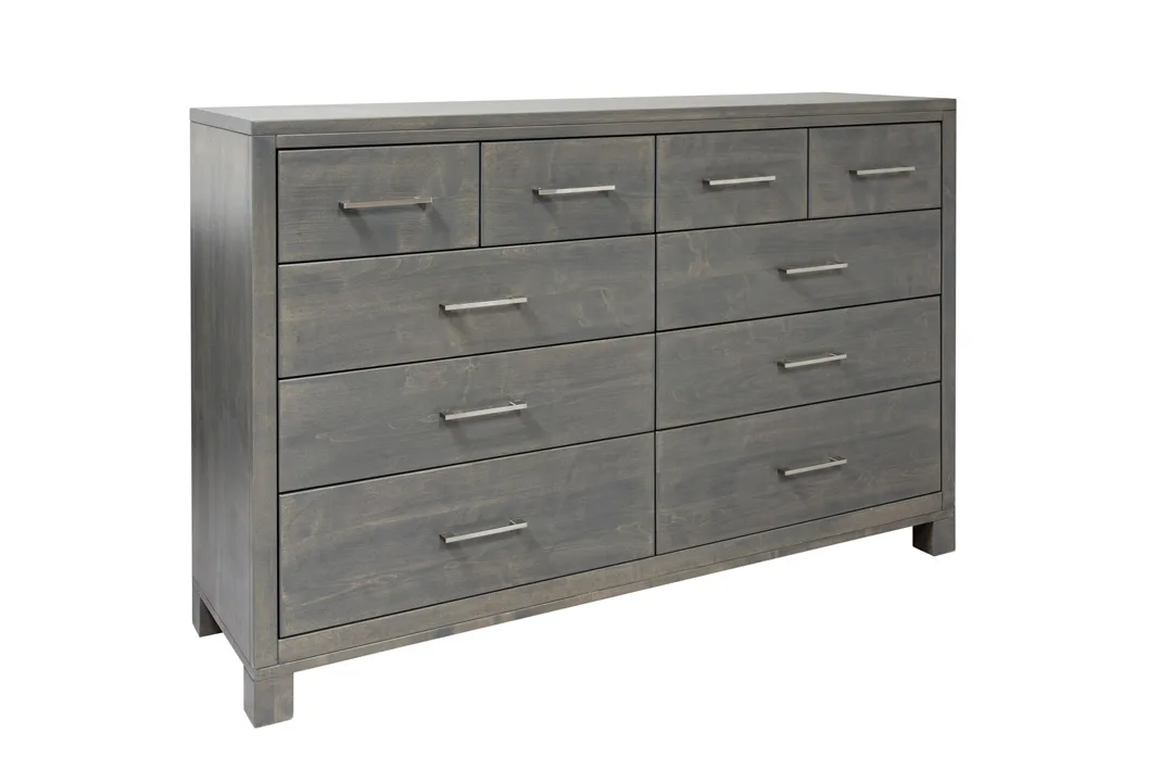 Solid maple Delta 10 drawers dresser with deep drawers