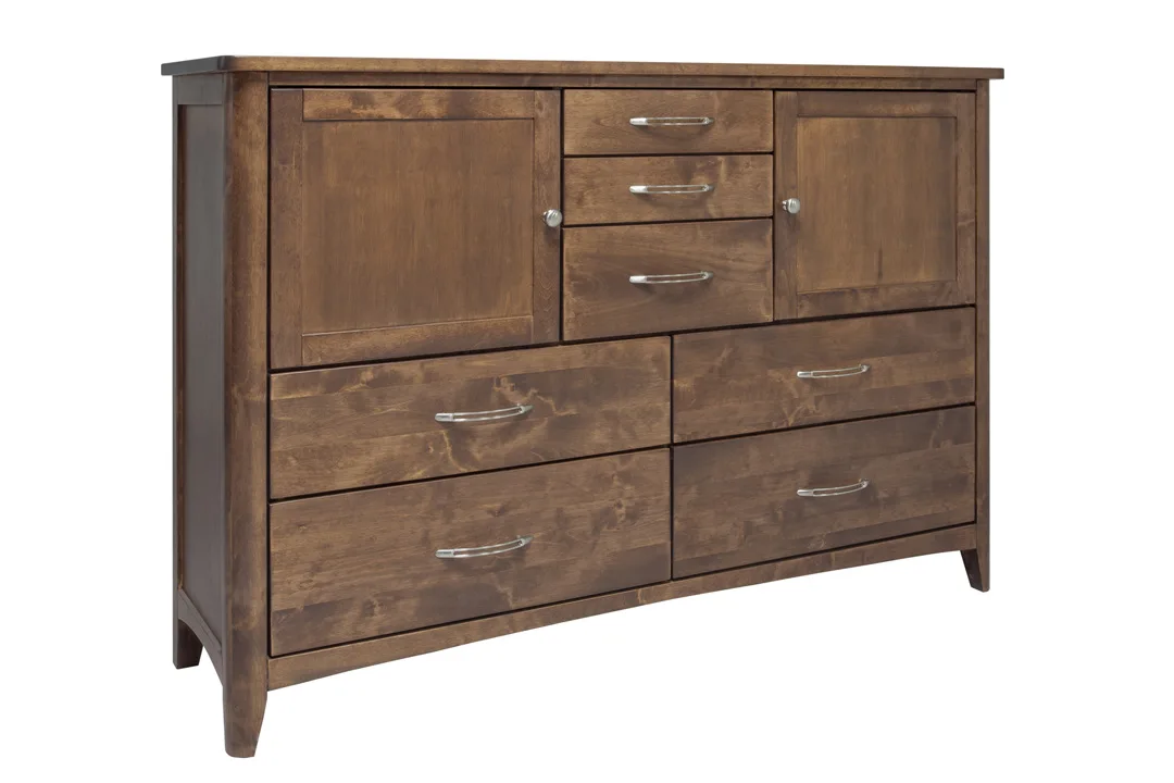Saffron Sapphire 7 drawers and 2 doors dresser by mako