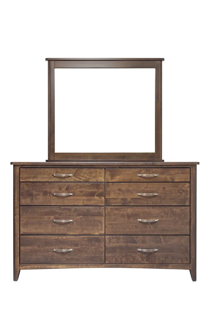 Whistler eight drawers dresser and mirror