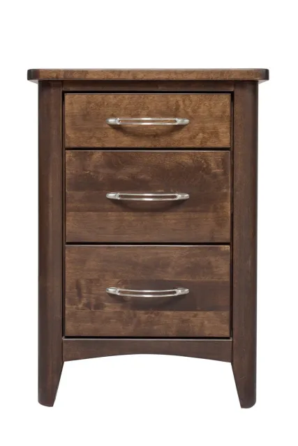 Whistler solid maple mini night table by Mako Wood Furniture