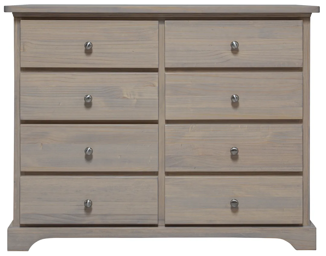 1300-8000-30 Pine 8 drawers dresser by Mako Wood