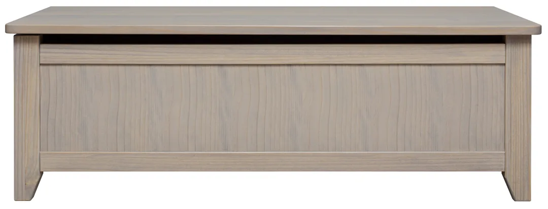 solid pine 54" blanket box by Mako Wood Furniture